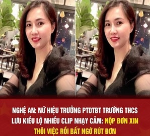 Clip Sex Nữ Hiệu Trưởng THCS Lưu Kiều Nghệ An Siêu Phẩm Đầu Tháng 2